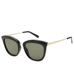 Le Specs Caliente 53mm Cat Eye Sunglasses
 
BLACK/ GOLD, Size One Size